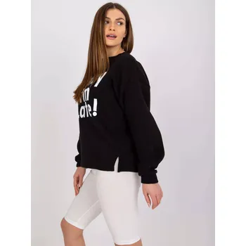 Dámská halenka Mikina EM BL U624.99 černá jedna velikost