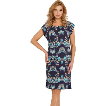 Dámská noční košilka 3330 Jodie - TARO tmavě modrá S