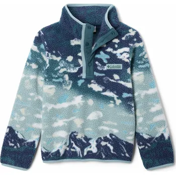 Chlapecká mikina Columbia Helvetia™ II Printed Half Snap Fleece Jr 2097071461 - crushed blue sisters/everblue L