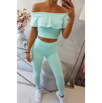 Sada s volánky máta UNI