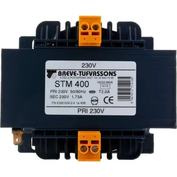 Elektronická součástka Breve Jednofázový transformátor Stm 400VA 230/230V