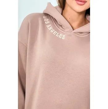 Izolovaná souprava s výšivkou Los Angeles tmavě béžová UNI