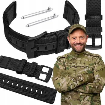 Příslušenství k chytrým hodinkám Řemínek pro Amazfit GTR Mini chytré hodinky černý řemínek 20mm s teleskopy