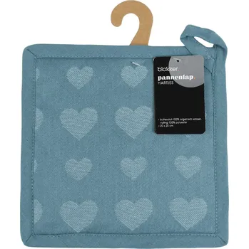 Talíř blokker Potholder Hearts – Jadeit –20×20×1 – (snížené množství objednávky) 0014074