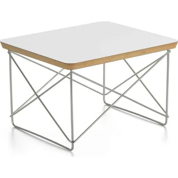 Konferenční stolek Vitra Occasional Table LTR HPL White, stainless steel