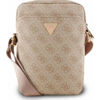 Guess PU 4G Triangle Logo Taška 8" Růžová Kompaktní taška Guess s 4G motivem a trojúhelníkovým logem nabízí stylové řešení pro každodenní nošení. Ideální na drobnou elektroniku i doplňky. EAN: 366633