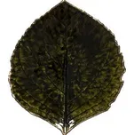 Talíř|odkladač Lístek 17cm, RIVIERA, černá/zelená|Forets|Costa Nova