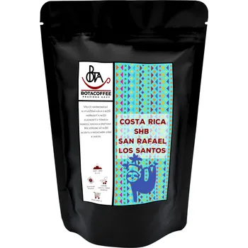 Káva BotaCoffee Costa Rica SHB San Rafael los Santos Velikost balení: 250 g, Zrnkovou nebo mletou?: Zrnková káva