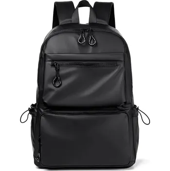 Sportovní batoh Batoh 14´´ z PU kůže – školní, módní, pro muže i ženy Velikost: 14 palců, Barva (Varianta): Černá