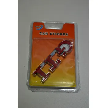 Samolepicí dekorace na vozidlo Plastický nápis na auto - samolepka - GTI