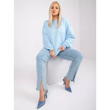 Dámská mikina Mikina RV BL 6316.16X světle modrá 3XL