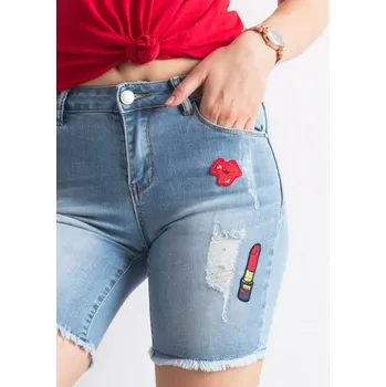 Dámské kalhoty Šortky JMP SN Q497.93 modrá 36