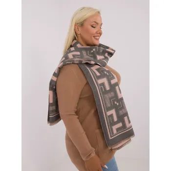 Šála Šála AT SZ 23158.32 šedorůžová jedna velikost