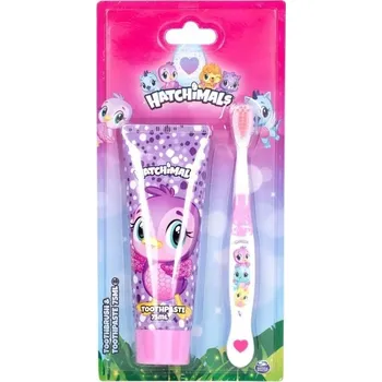 Dentální hygiena HATCHIMALS Zubní kartáček + Zubní pasta 75ml