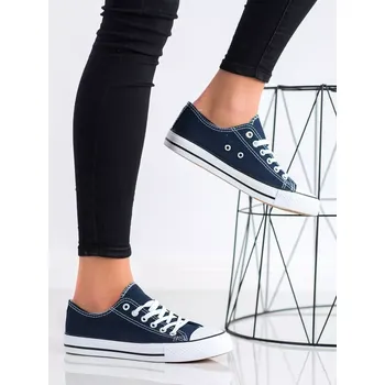 Dámské tenisky Módní tenisky modré dámské bez podpatku 38