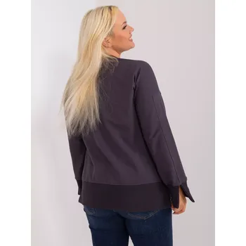 Dámská halenka Halenka RV BZ 9198.10x grafit jedna velikost