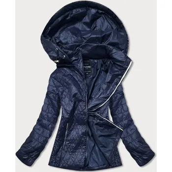 Tmavě modrá prošívaná dámská bunda (RQW-7009) tmavě modrá 52