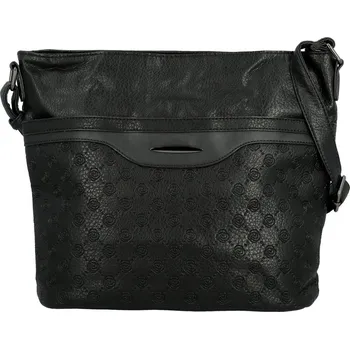 Kabelka Módní dámská koženková crossbody kabelka Blandina, černá