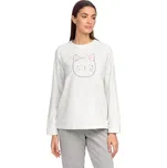 Dámské pyžamo s nášivkou kočky 15234 - 473 Šedá - Vamp XXL šedá