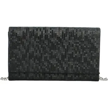 Kabelka Třpytivé dámské psaníčko Moon Pemax, černé