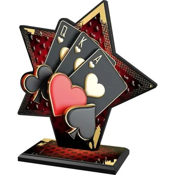 Poháry Bauer Kovová trofej SAM01M06 | Karetní hry