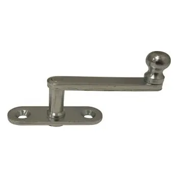 Okenní klika Okenní obrtlík na oválné podložce, 17 mm, ocel stříbrný pozink