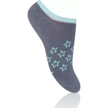 Dětské ponožky Bamboo Stars - 29-31 / tmavě šedá