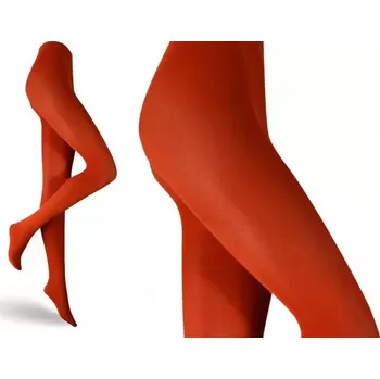 Dámské punčochy Dámské punčocháče Velvet Cotton 120 DEN - 5 (XL) / oranžová