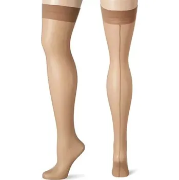 Dámské punčochy Punčochy na podvazkový pás Marlena 20 DEN - 4 (L) / tan (opálená pokožka)