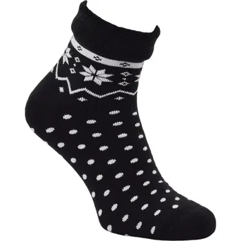 Dámské punčochy Dámské froté ponožky Ivanka - 35-38 / černá