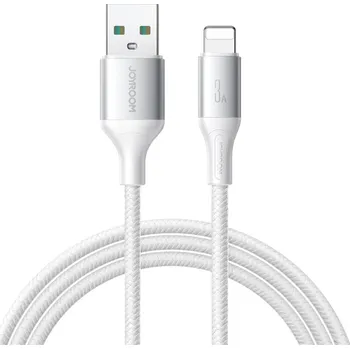 Datový kabel Joyroom S-A28 kabel USB-A - Apple Lightning / 1m / 3A / opletený / bílý