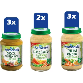 Hamánek Masozeleninový mix ve skle II. (8+) - 5 x 230 g + 3 x 190 g