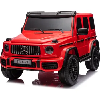 Dětské elektrovozidlo KidVolt Mercedes Benz G63 AMG XXL | 2x280W | MP4 | červená nosnost až 80kg! | nová technologie motorů - velice tiché | MP4 dotykový display | úložný prostor pod kapotou