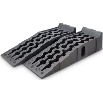 zvedák Sada nájezdů pro automobily Bituxx, lehké rampy z HDPE, nosnost 6000 kg, 2 kusy M19081