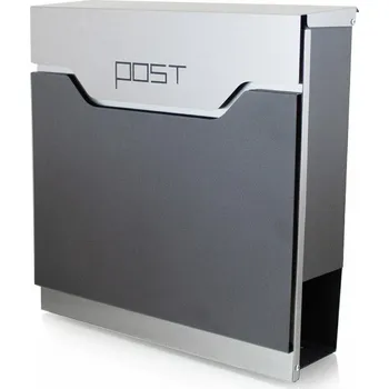 Poštovní schránka Nástěnná poštovní schránka na dopisy moderní a stylová s nápisem POST M16440