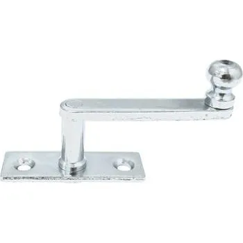 Okenní klika Okenní obrtlík na hranaté podložce, 20 mm, ocel stříbrný pozink