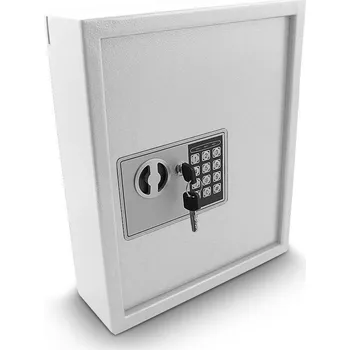 Železářství Firemní trezor s elektronickým zámkem na klíče a drobnosti, 48 háčků M13516