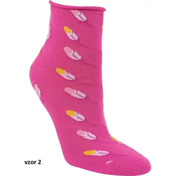 Dámské ponožky Dámské ponožky Ariela - 39-42 / fuchsiová / 2