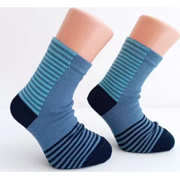 Chlapecké oblečení Dětské bambusové ponožky Stripen - 24-28 / modrá