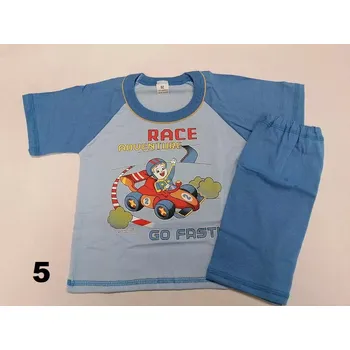 Chlapecké pyžamo Chlapecké pyžamo Speed krátké - 92 / modrá / 5