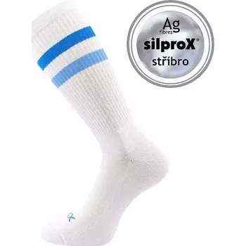 Pánské ponožky Retran - 39-42 / bílá/modrá