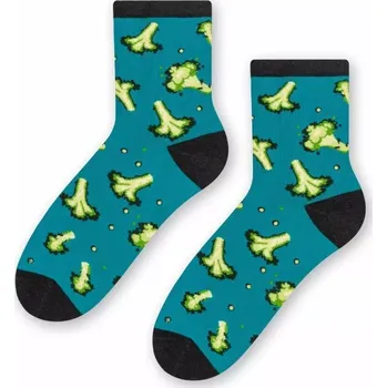 Dámská móda Dámské ponožky Brokolice - 35-37 / lagoon (tmavá tyrkys)