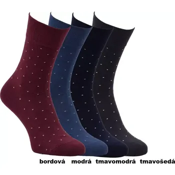 Dámské ponožky Dámské bambusové ponožky Jasmina - 35-38 / bordová