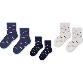 Chlapecké ponožky Dopravní prostředky - 29-31 / tmavě modrá