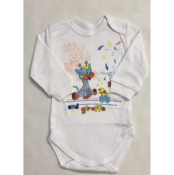 Body Bird and giraffe dlouhé - 68 / bílá