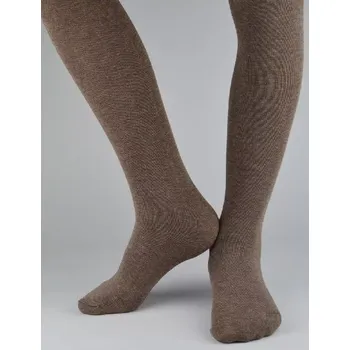 Dámské punčochy Dětské punčocháče RB004 - 140-146 / hnědý melír