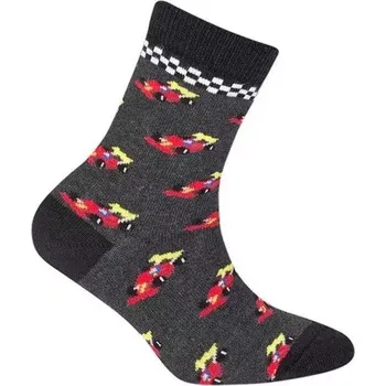 Dámské punčochy Chlapecké ponožky Formula S - 20-24 / černá