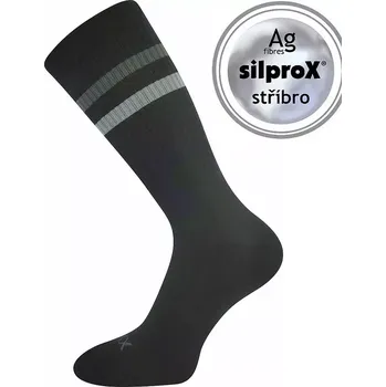 Pánské ponožky Pánské ponožky Retran - 43-46 / černá/šedá