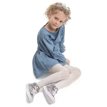 Dámské punčochy Dětské punčocháče Snow White 60 DEN - 116-122 / silver