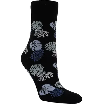 Dámské ponožky Dámské bambusové ponožky Barevné listí - 39-42 / modrá